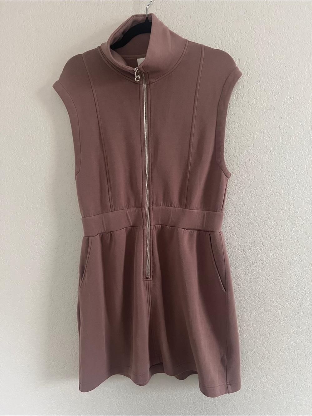 VARLEY Rosannah Zip Front Minidress. Size Medium - Picture 6 of 13